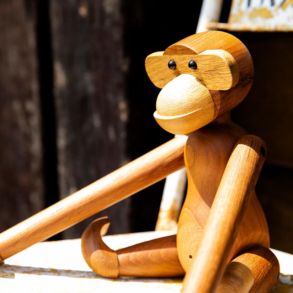 Amazon.co.jp: Woody Monkey L ウッディーモンキー オブジェ 置物 新居